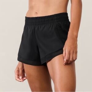 Athleta Black Women's MeshRacer Run 4” Short